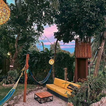 El Buho Bacalar Eco-Cabanas Hostal Ngoại thất bức ảnh