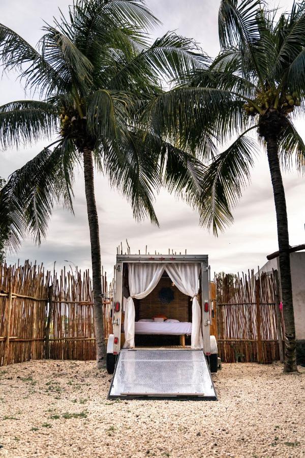 El Buho Bacalar Eco-Cabanas Hostal Ngoại thất bức ảnh