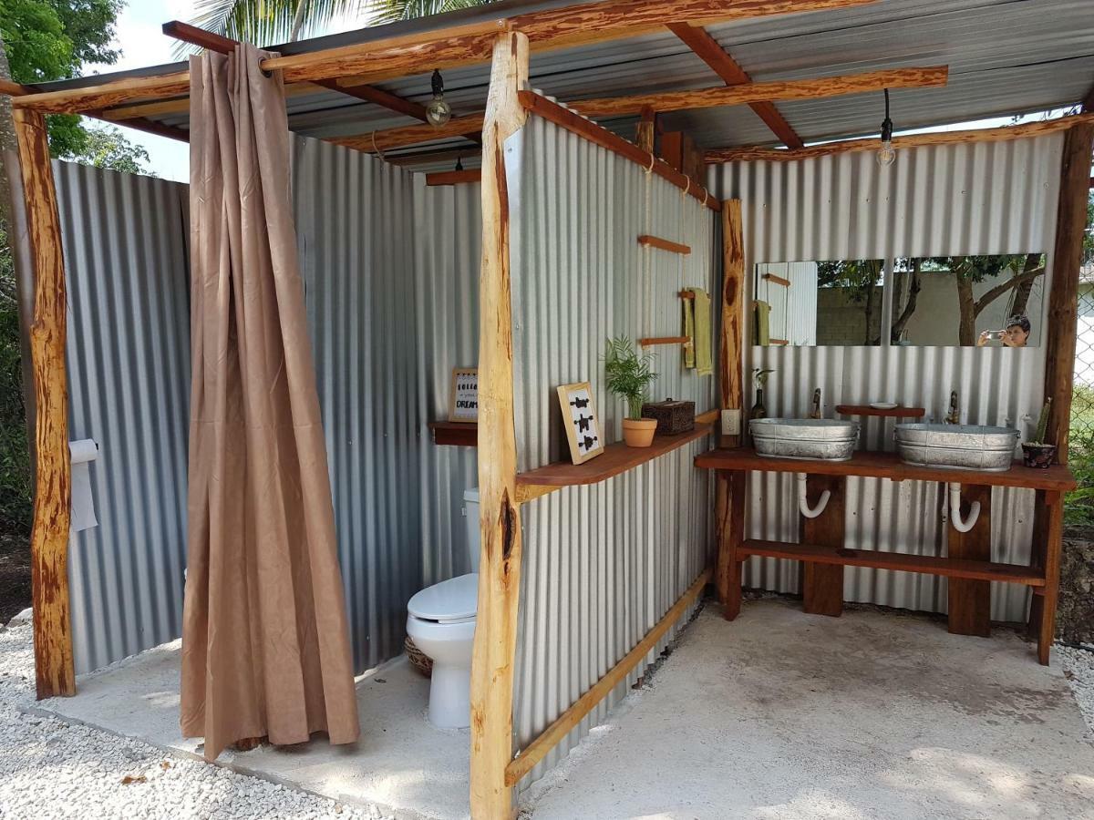 El Buho Bacalar Eco-Cabanas Hostal Ngoại thất bức ảnh