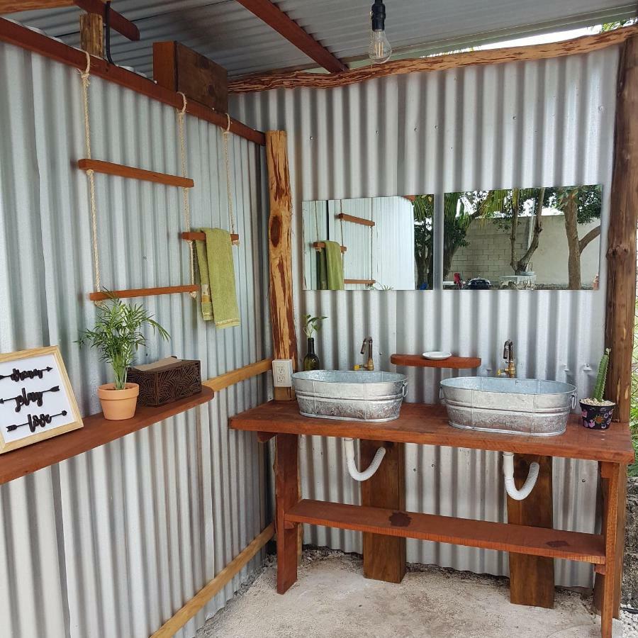 El Buho Bacalar Eco-Cabanas Hostal Ngoại thất bức ảnh