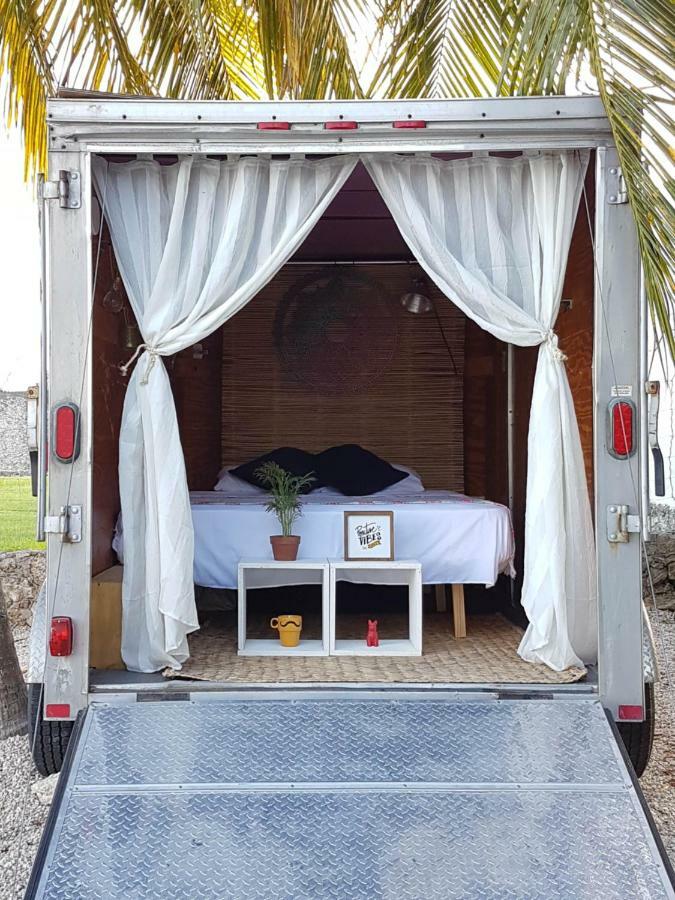 El Buho Bacalar Eco-Cabanas Hostal Ngoại thất bức ảnh