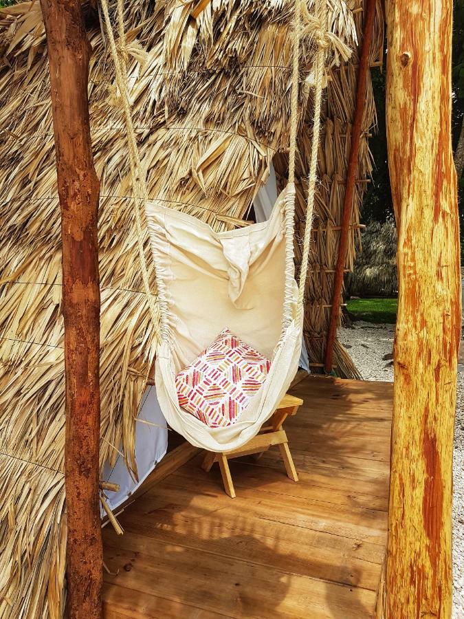 El Buho Bacalar Eco-Cabanas Hostal Ngoại thất bức ảnh