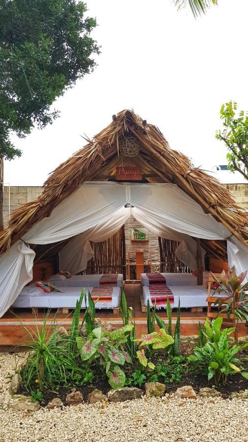 El Buho Bacalar Eco-Cabanas Hostal Ngoại thất bức ảnh